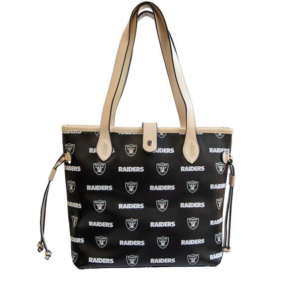NFL Las Vegas Raiders Patterned Tote Bag - Picture 1 of 1